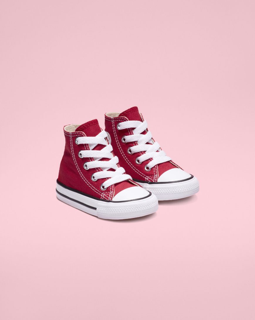 Boys' Converse Chuck Taylor All Star Classic High Top Shoes Red | AU 39601S